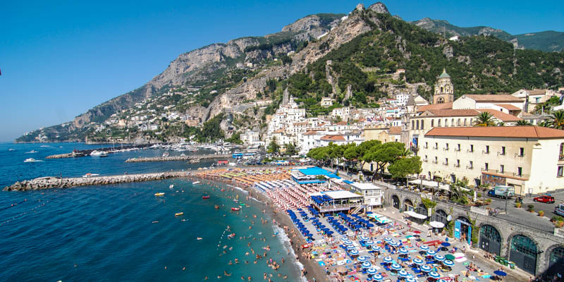 The beach at Amalfi. (Photo by rikstill)