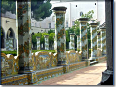 The cloisters of Santa Chiara