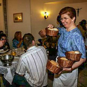 Fraterna Domus Restaurant in Rome, Italy