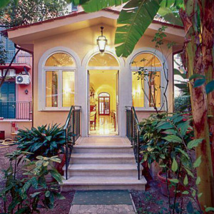 A room at the Hotel Astoria Garden in Rome, Italy