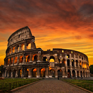 The Colosseum in Rome