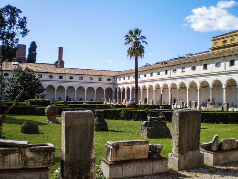 Cloisters of Santa Maria degli Angeli in Rome's Museo Nazionale Romano - Baths of Diocletian complex