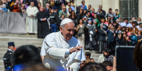 A papal audience in Rome