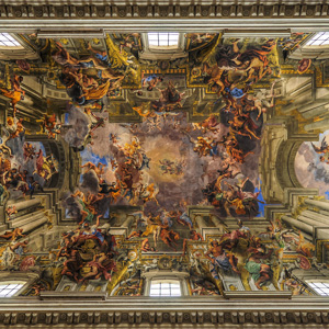 Andrea Pozzo's dome in the church of Sant'Ignazio