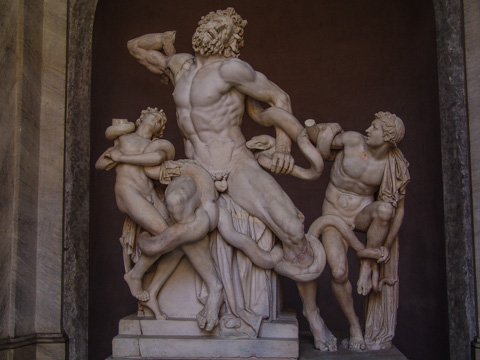 The Laocoön group.