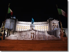 The Vittoriano at night