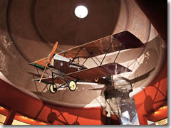 Gabriele D'Annunzio's SAV 10 biplane at Il Vittoriale deli Italiani