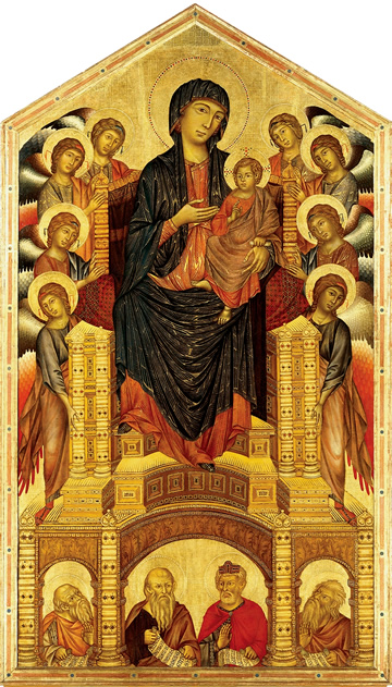 Cimabue's Maestà in the Uffizi Galleries